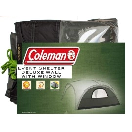Coleman Event Shelter Deluxe Wall with Window - X-Large, Green