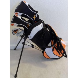 Boys Junior Golf Club Set with Stand Bag for Kids Ages 3-6 Orange Color Right Handed Premium Professional Quality