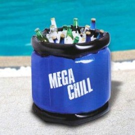 MEGA CHILL Yard Play Large Inflatable Cooler (Holds ~48 Cans)