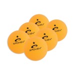 Spokey Unisexs LERNER 1-Star Table Tennis Balls Set (Pack of 6), Orange, One Size