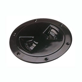 Sea-Dog Line Screw Out Deck Plates, deck plate black standard 5in each