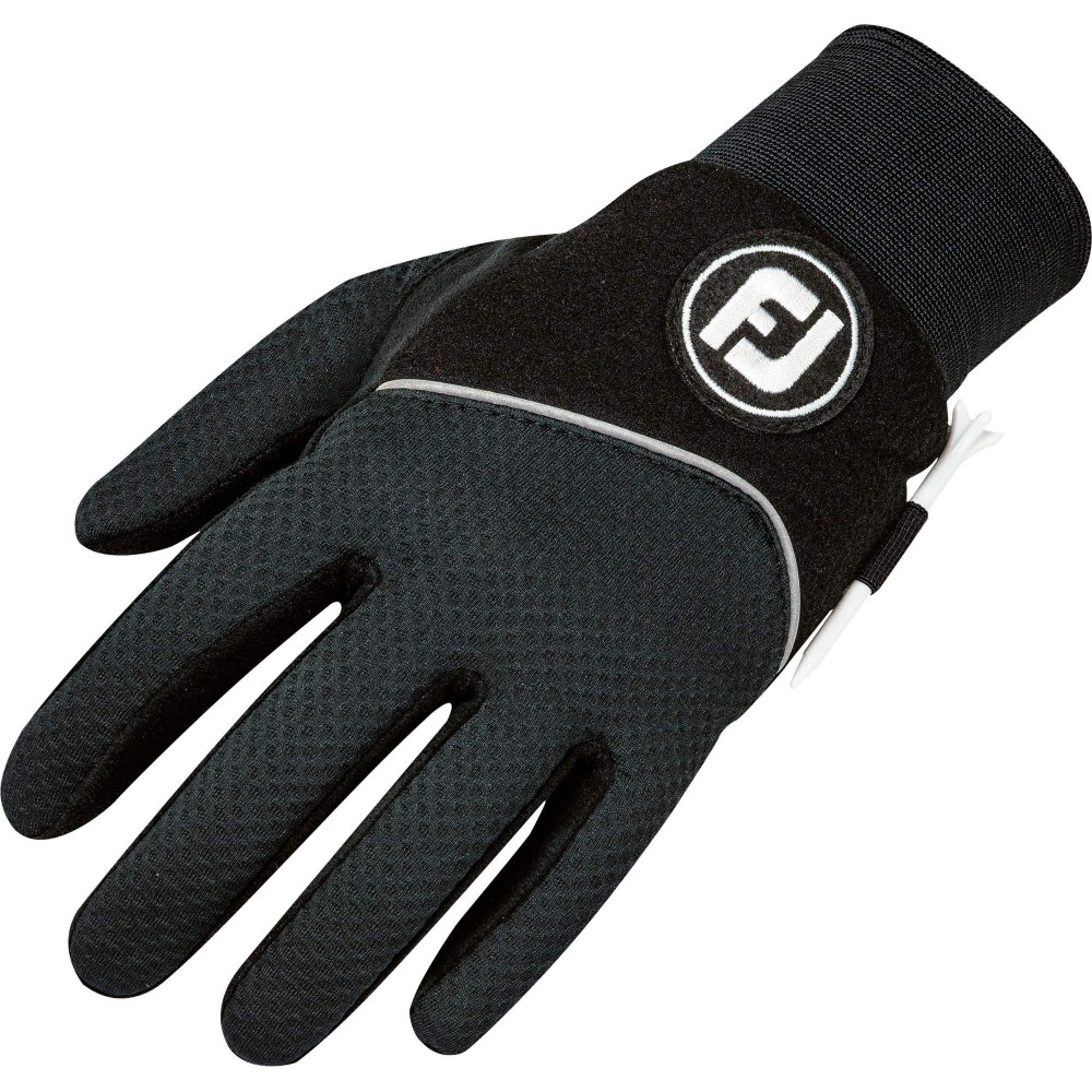 FootJoy WinterSof Golf Gloves (1 Pair) (Black, XL)