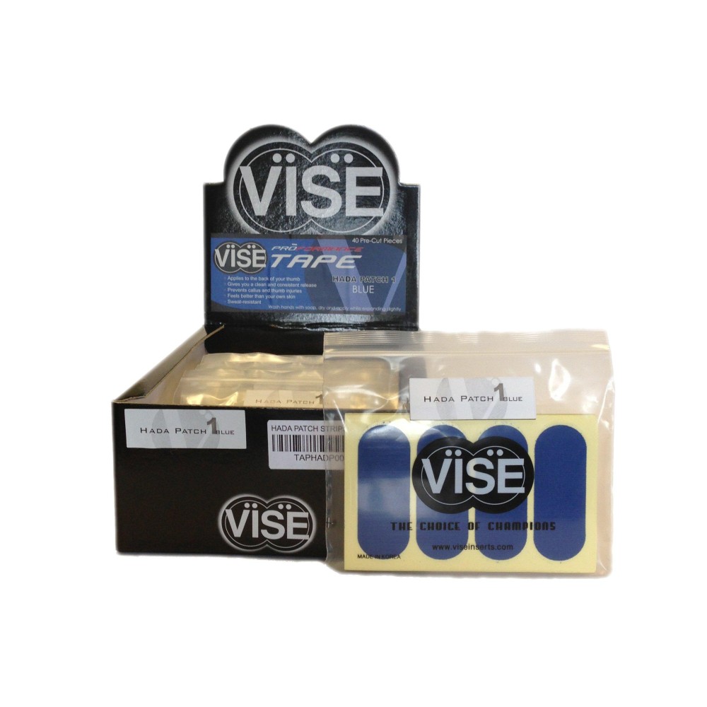 Vise Hada Patch Pre-Cut Tape (Pack of 12), Blue