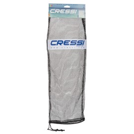 Cressi Net Bag for Snorkeling, Scuba Freediving Sets - Mask, Snorkel, Fins Equipment Mesh Bag, Black, 29.5 x 10.6 in, 75 x 27.5 cm (BZ175003) [Duplicate]