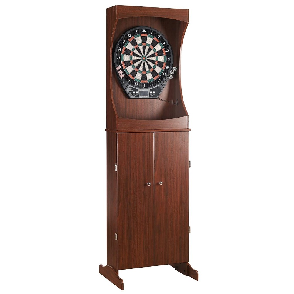 NG1040 Outlaw Free Standing Dart Cabinet Set with Electronic Scoring System
