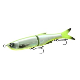 Savage Gear Jointed Glide Swimmer Slow Sinking Fishing Lure, 6 1/2-Inch/1 3/4-Ounce, Chartreuse Flash