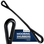 Five Oceans FO1400 Marine Boat Mooring Line Rubber Snubbers Shock Absorber, 23-1/4 inches