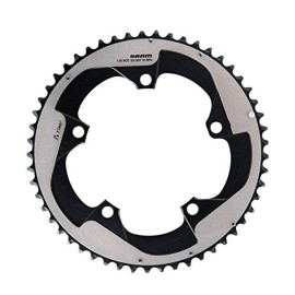 SRAM X-Glide 2x10 Yaw 53T 130 BCD Chainring, Black