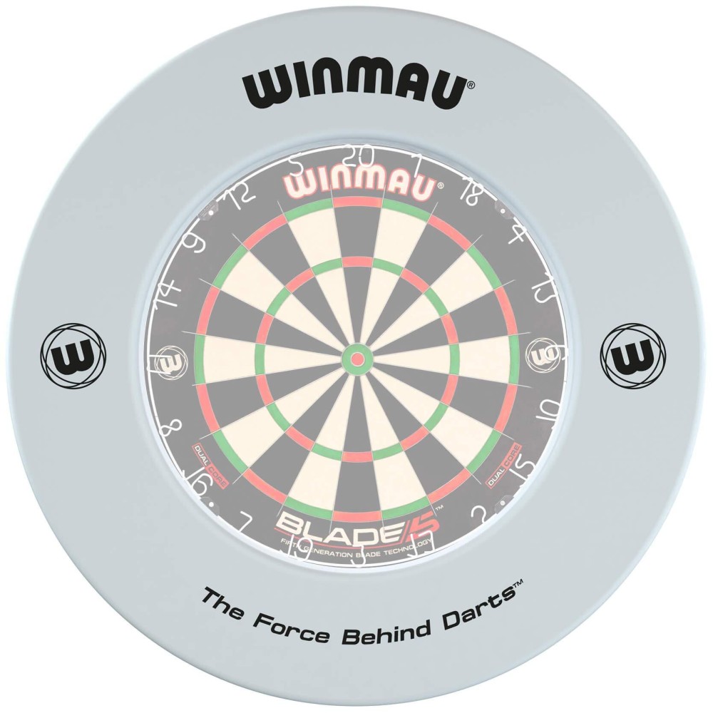 Winmau Printed White Dartboard Surround