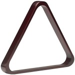 Pro Series TR8-C Doweled Wooden Billiard Ball 8-Ball Triangle Rack, Cherry,black