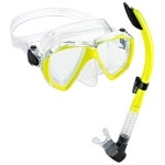 Phantom Aquatics Velocity Scuba Snorkeling Mask Snorkel Set