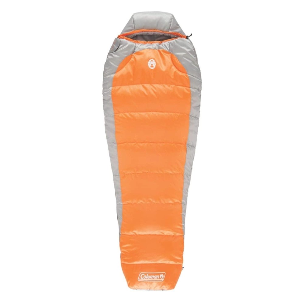 Coleman Silverton Cold-Weather Sleeping Bag, 0?F/25?F Adult Sleeping Bag with Heat Insulation, Stuff Sack, and No-Snag Zipper; Fits Campers up to 6ft 2 in