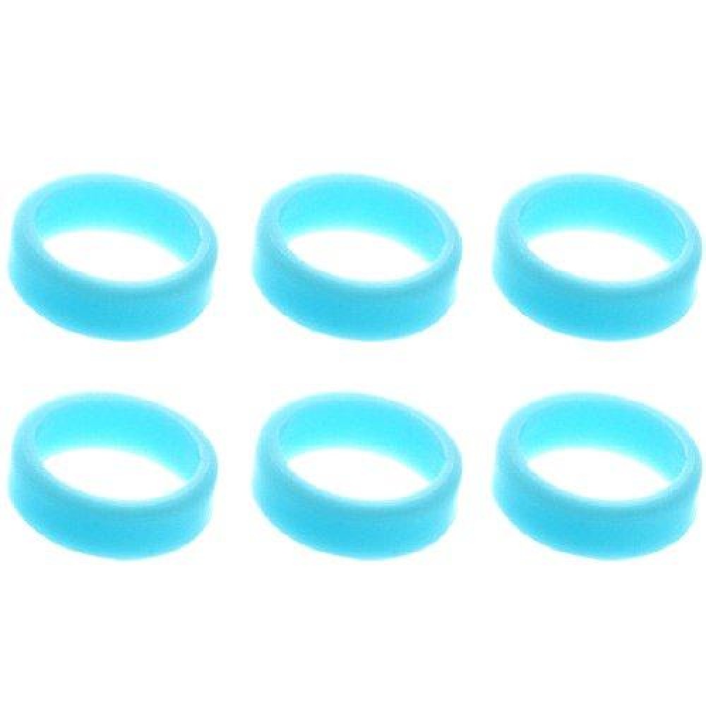 LSTYLE Dart Flight Accessory: L-Ring Inserts for Flight-L with Slot Lock - Light Blue