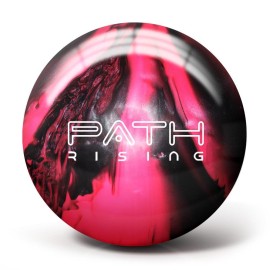 Pyramid Path Rising Bowling Ball (Black/Hot Pink, 8lb)