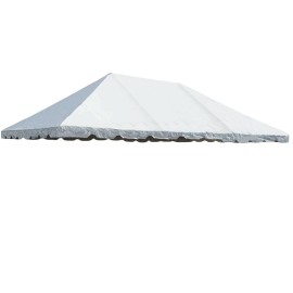 TentandTable 20-Foot x 30-Foot Tent Top for West Coast Frames 16oz Block-Out Premium Vinyl White Indoor/Outdoor for Parties, Weddings, and Events Commercial and Residential Use