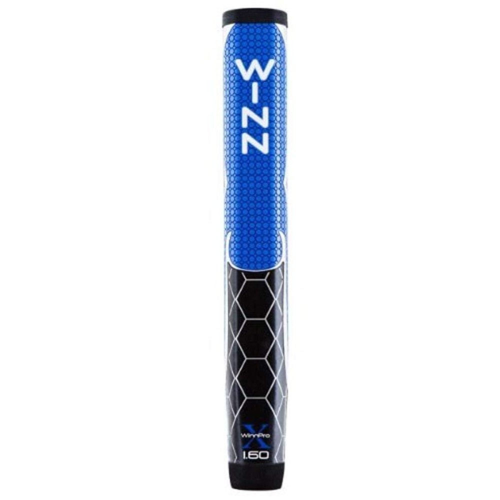 Winn Pro X Putter Grips, 1.60-Inch, Blue/Black