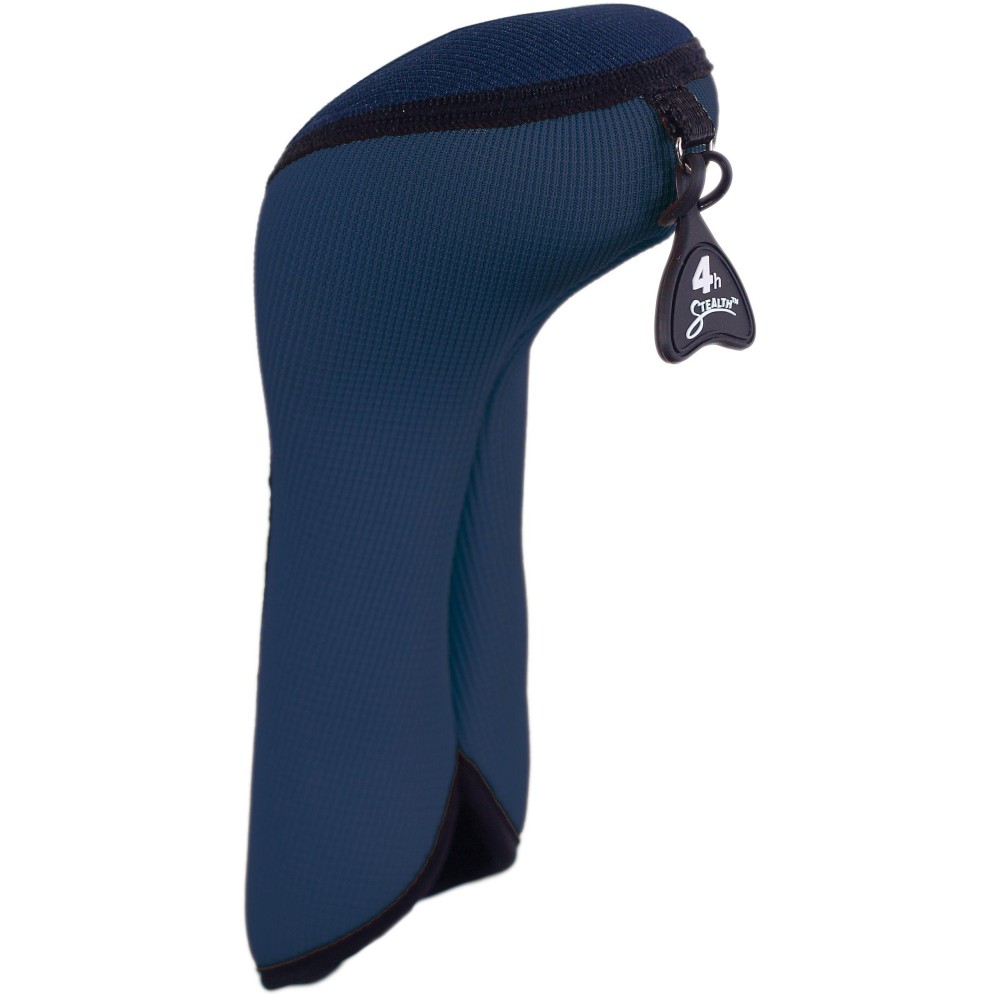 Stealth Club Covers 15060INT Hybrid ID 3-4-X Golf Club Head Cover, Navy Blue Solid/Black Trim