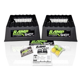 RampShot Standard Set - Game for The Backyard, Beach, Park, Indoors - Portable and Easy to Carry Includes 4 Balls, Stickers and Rule Book
