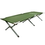 VIVO Green Camping Cot, Fold up Bed, Carrying Bag COT-V01