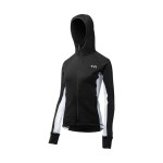 TYR 60WAFJS2AXXS Womens Alliance Warmup Jacket, Black/White, XX-Small