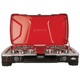 Coleman Camping Stove FyreCadet Propane Portable Stove, 2-Burner