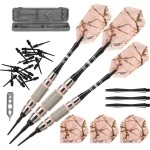 Fat Cat Realtree APC Pink Camo Soft Tip Darts with Storage/Travel Case, 16 Grams