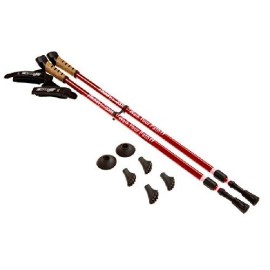 Keenfit RED 2-Piece Fitness Exercise Assisting Walking Poles