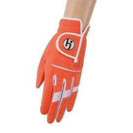 HJ Glove Womens Gripper II Golf Glove, Right Hand, Medium/Large, Coral