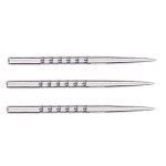 Unicorn Needle Extra Long 6 Groove Points, Silver, One Size