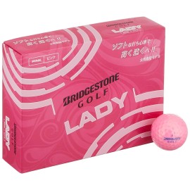 Bridgestone LBPXJ Golf Ball, Lady, Pink