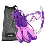 Phantom Aquatics Speed Sport Junior Mask Fin Snorkel Set, L/XL, US: 1-4 EU: 32-37