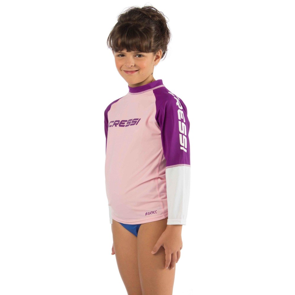 Cressi Rocks Rash Guard Girl, XS