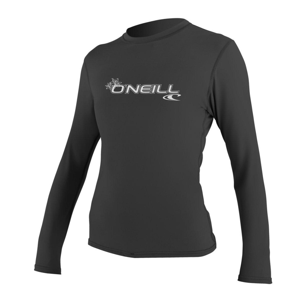 O'Neill Women's Basic Skins Upf 50+ Long Sleeve Sun Shirt, Deep Teal, Medium