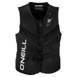 O'Neill Men's Reactor USCG Life Vest, Black/Black/Black,3X-Large