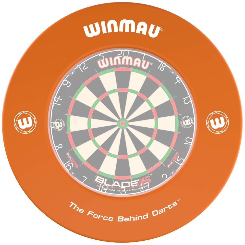 Winmau Printed Orange Dartboard Surround