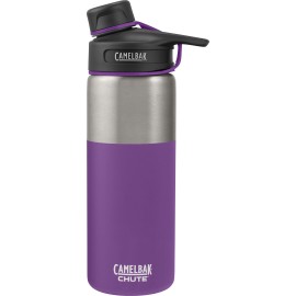 CamelBak (53865) Chute Vacuum Insulated Stainless Water Bottle - Fig, 20 oz