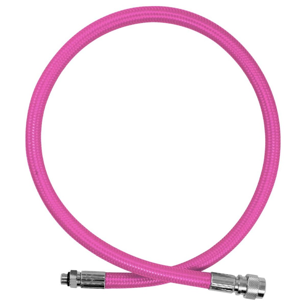 XS Scuba Miflex BC/Drysuit Quick Disconnect Hose - Pink, 25