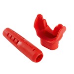 Mouthpiece + Hose Protector Sleeve Kit - Red