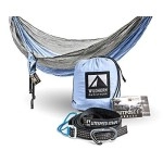 Wildhorn Outpost Double/Single Portable Camping Hammock with Cinch Buckle Tree Straps