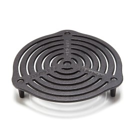 Petromax Cast Iron Stack Grate for Dutch Ovens, Prevent Bottom Burning and Evenly Distribute Heat, Can Also Place Directly in the Campfire or on the Table as a Trivet, 9