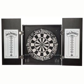 Jack Daniels Dartboard Cabinet Set