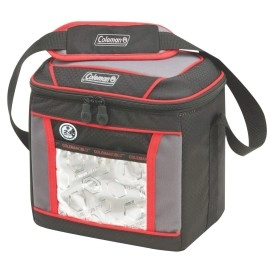 Coleman Soft Cooler Bag Keeps Ice Up to 24 Hours 30-Can Cooler with Adjustable Shoulder Straps Great for Picnics, BBQs, Camping, Tailgating & Outdoor Activities