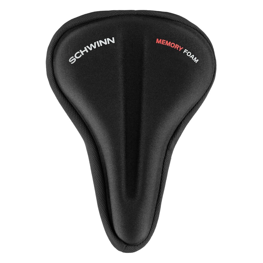 Schwinn Comfort Bike Sport Seat Cover, Memory Foam Padding, Fits Traditional Road and Mountain Bikes