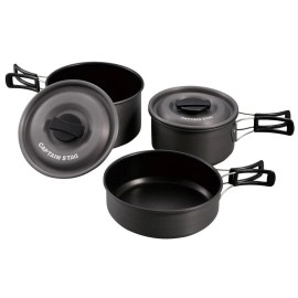 Captain Stag UH-4205 Camping BBQ Frying Pan Aluminum Cooker