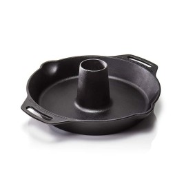 Petromax Poultry Roaster Pan, Cast Iron Roasting Cookware for Oven or Grill, 11.8