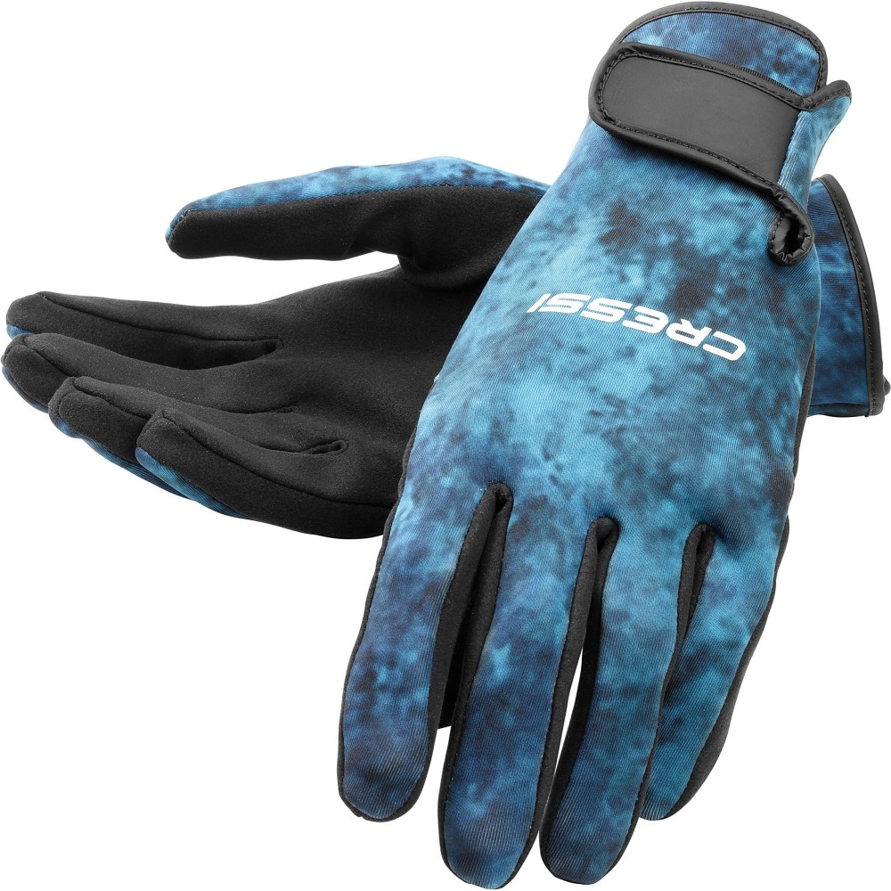 Cressi Tropical 2mm gloves, blue hunter, S