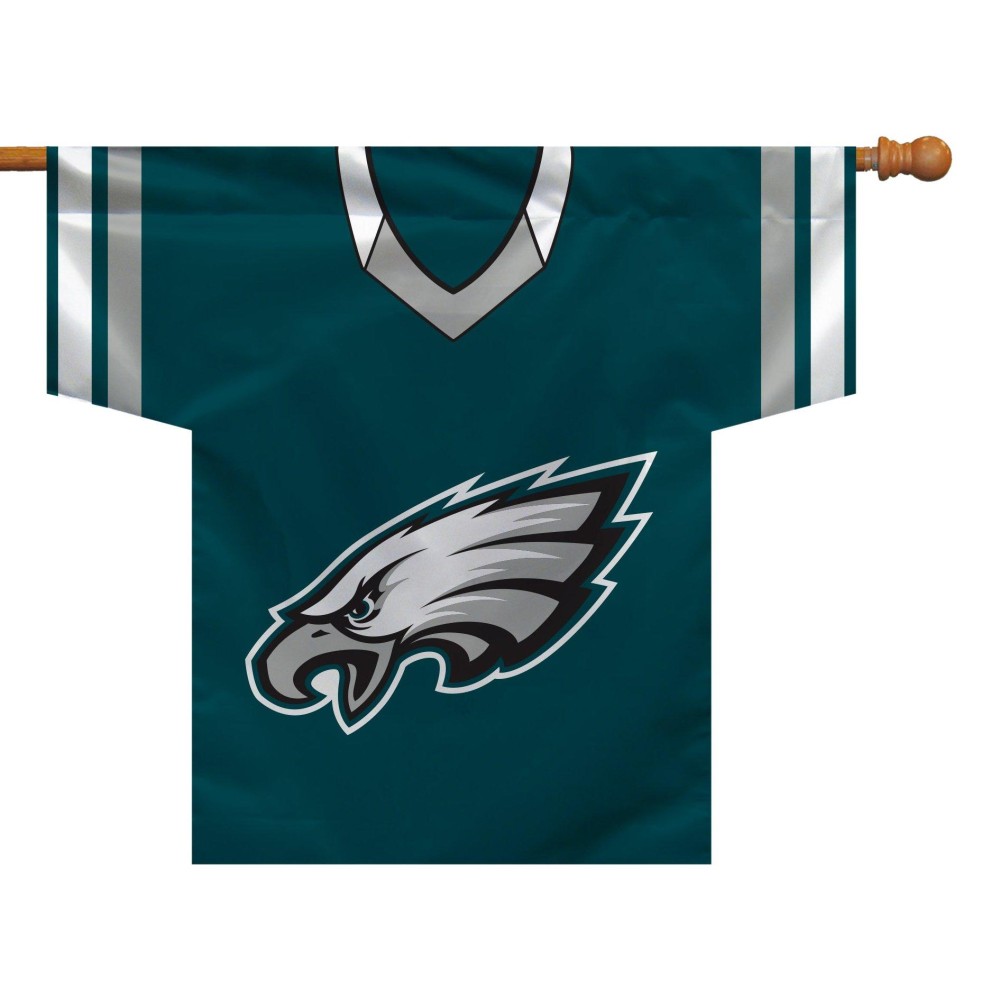 Fremont Die NFL Philadelphia Eagles 2-Sided Jersey Flag 30 x 34 30 x 34 Team colors