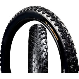 Zol Montagna MTB Mountain Wire Bike Bicycle Tire 26x2.25 Black (2 pcs)