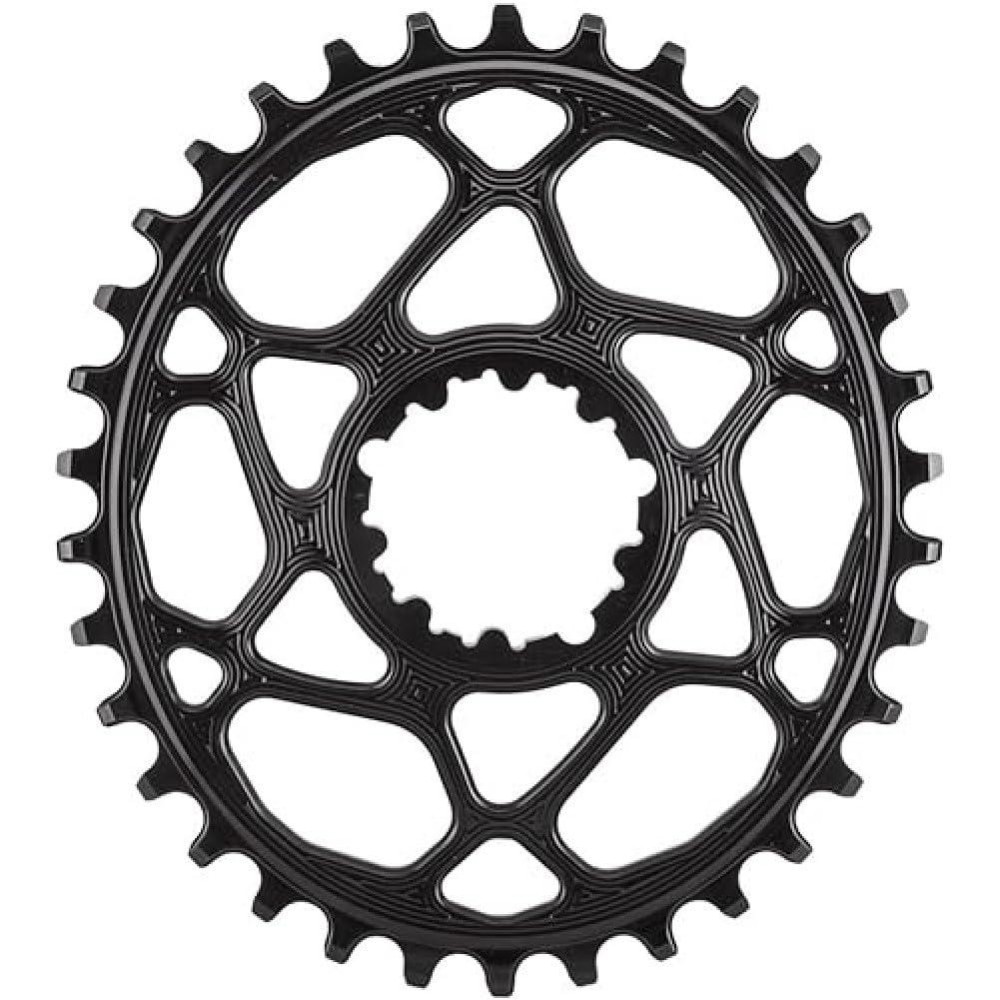 ABSOLUTE BLACK - Oval Boost148 Direct Mount Traction Chainring Black/3mm Offset, 30t