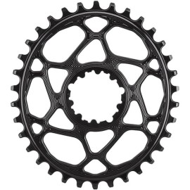 ABSOLUTE BLACK - Oval Boost148 Direct Mount Traction Chainring Black/3mm Offset, 30t